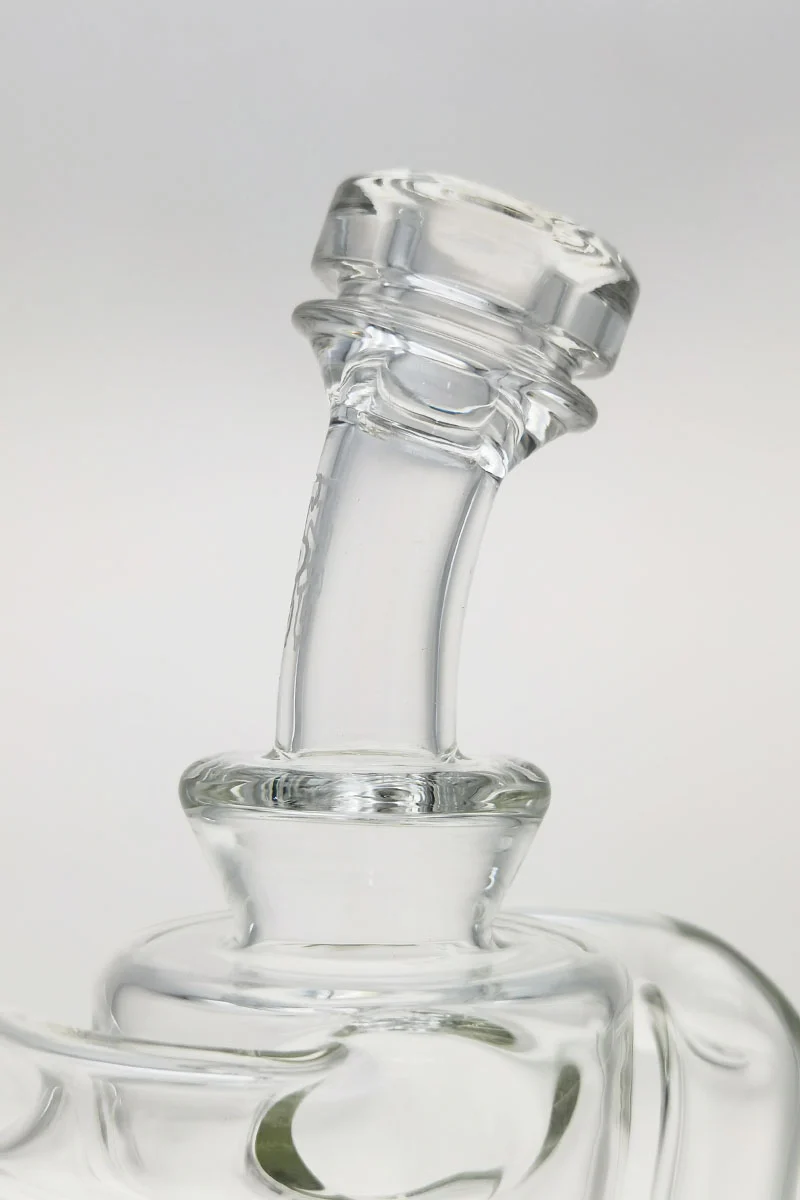 TAG - 10" Twin Arm Super Slit Donut Wormhole Recycler Dab Rig w/ Bellow Base (14MM Female) - Image 15