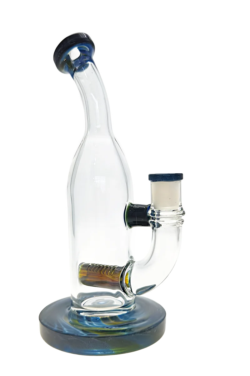 TAG - 8" Bent Neck Inline Diffuser Dab Rig 50x5MM (14MM Female) - Image 18