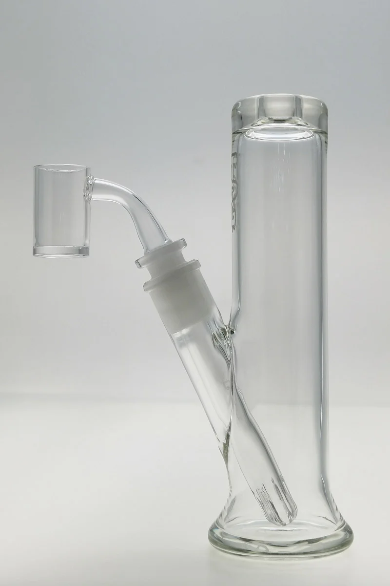 TAG - 8" Single Shower Head Bellow Bottle Can Dab Rig 44x4MM - 18/14MM Downstem (4.00")