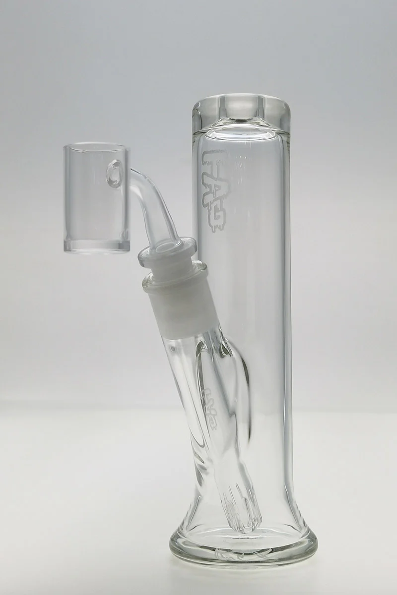 TAG - 8" Single Shower Head Bellow Bottle Can Dab Rig 44x4MM - 18/14MM Downstem (4.00") - Image 2