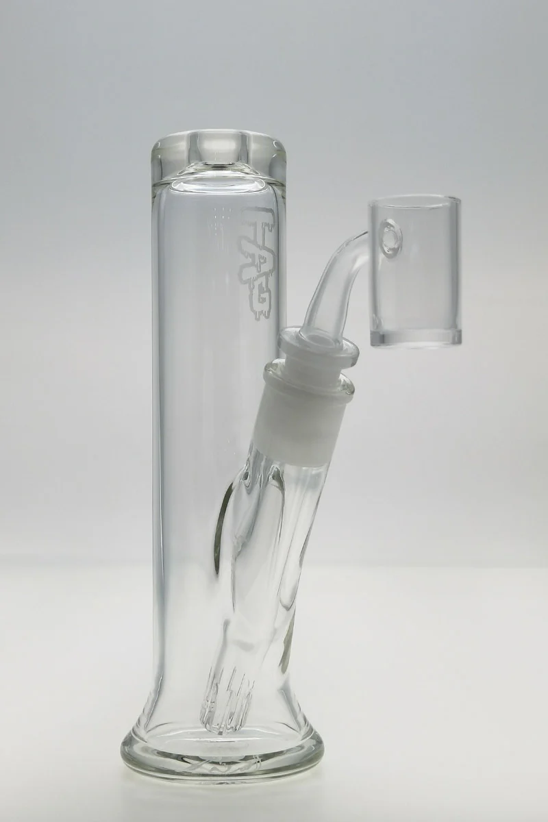 TAG - 8" Single Shower Head Bellow Bottle Can Dab Rig 44x4MM - 18/14MM Downstem (4.00") - Image 6