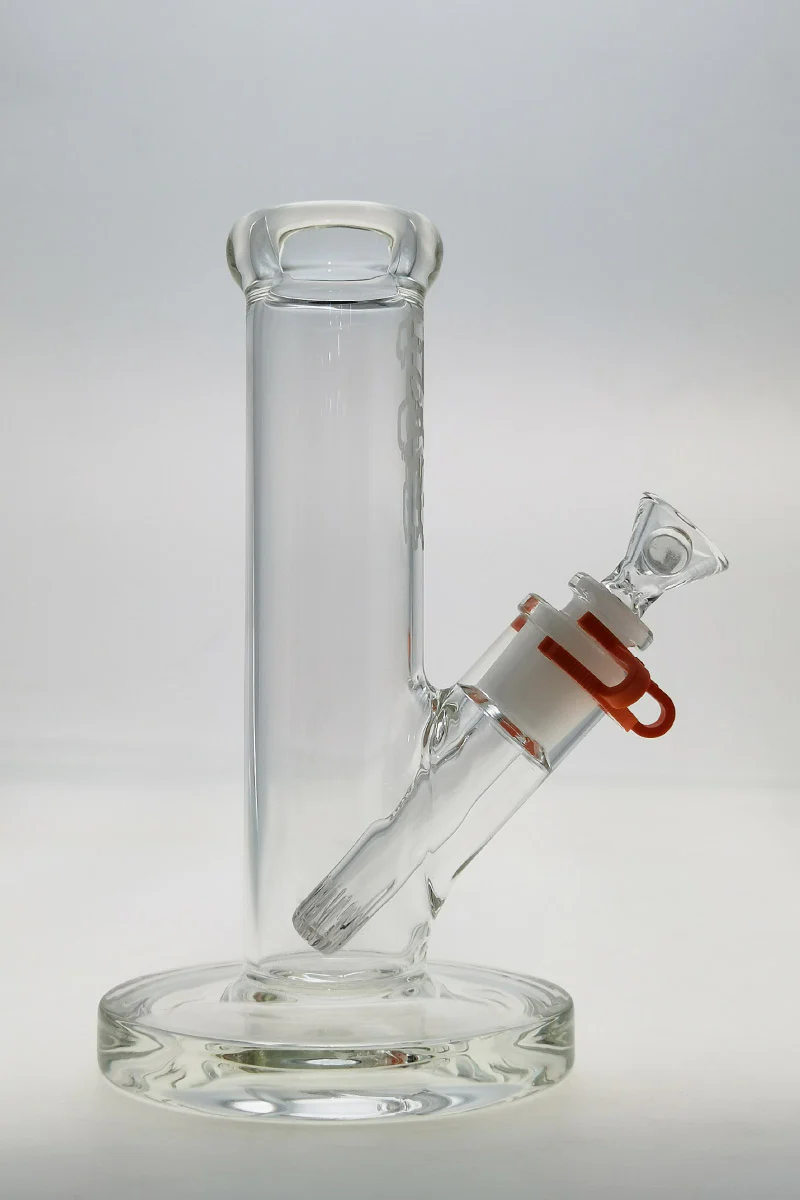 TAG - 8" Straight Tube Bong 44x4MM - 18/14MM Downstem (2.75") - Image 14