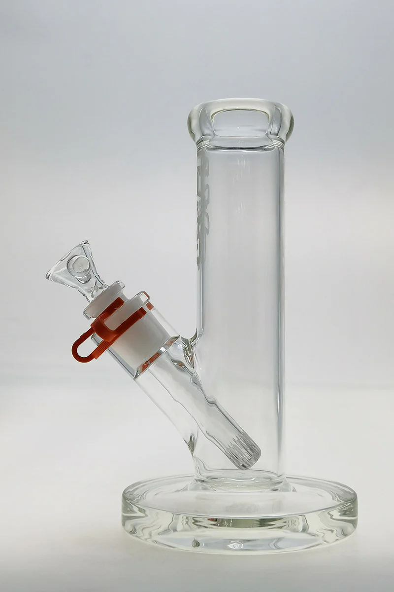 TAG - 8" Straight Tube Bong 44x4MM - 18/14MM Downstem (2.75") - Image 16