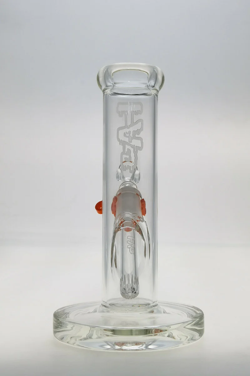 TAG - 8" Straight Tube Bong 44x4MM - 18/14MM Downstem (2.75") - Image 17
