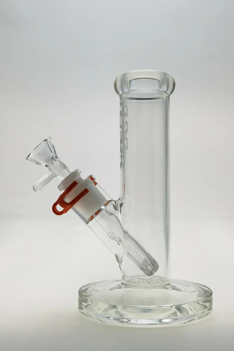 TAG - 8" Straight Tube Bong 44x4MM - 18/14MM Downstem (2.75") - Image 4