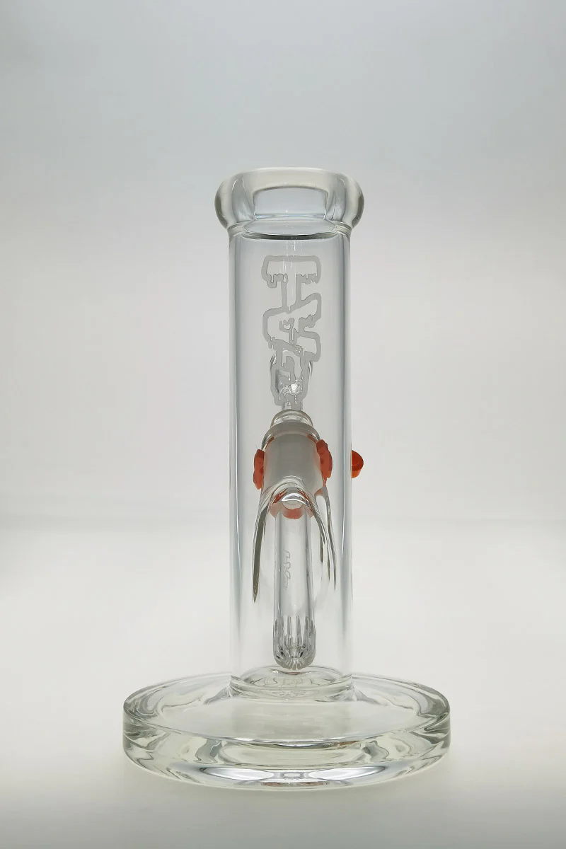 TAG - 8" Straight Tube Bong 44x4MM - 18/14MM Downstem (2.75") - Image 5