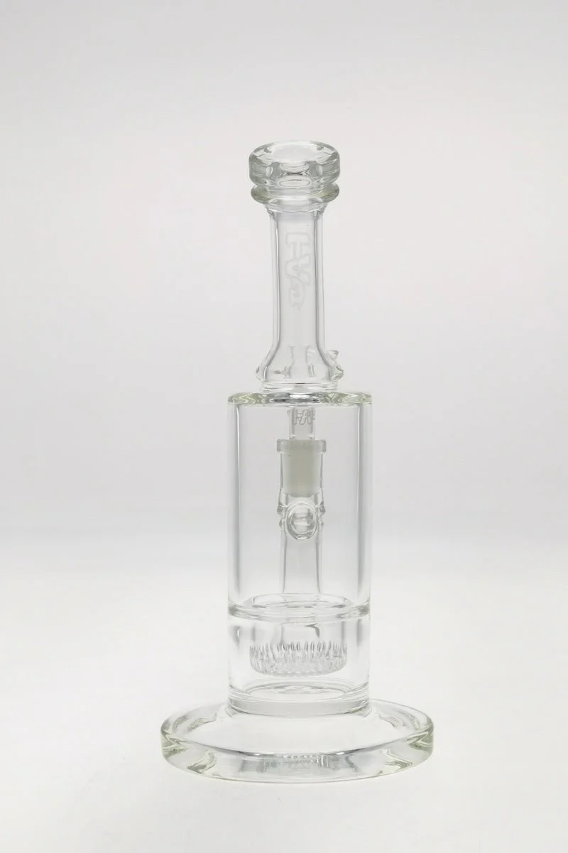 TAG - 9" Bent Neck Interior Showerhead Dab Rig Bong 55x5MM (14MM Female) - Image 10