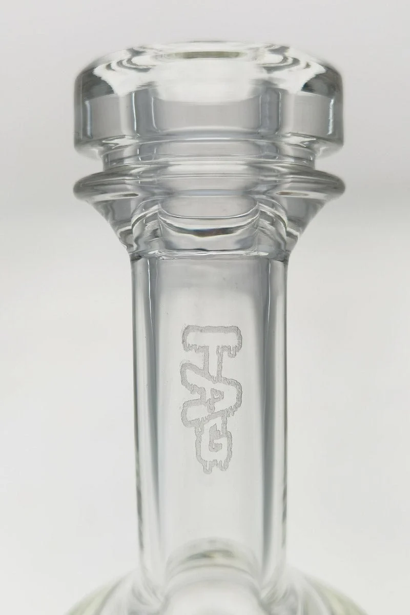 TAG - 9" Bent Neck Interior Showerhead Dab Rig Bong 55x5MM (14MM Female) - Image 21
