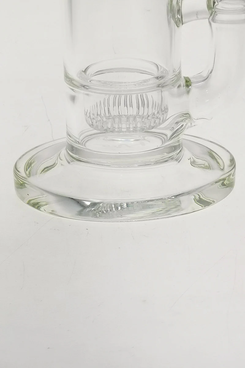 TAG - 9" Bent Neck Interior Showerhead Dab Rig Bong 55x5MM (14MM Female) - Image 7