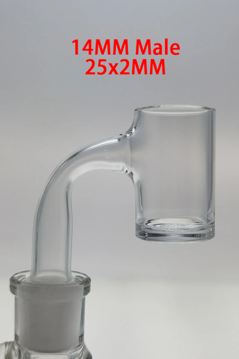 TAG - Full Weld Concave Quartz Banger Dab Nail Can (Flat Top) High Air Flow 25x2MM-4MM - Image 17