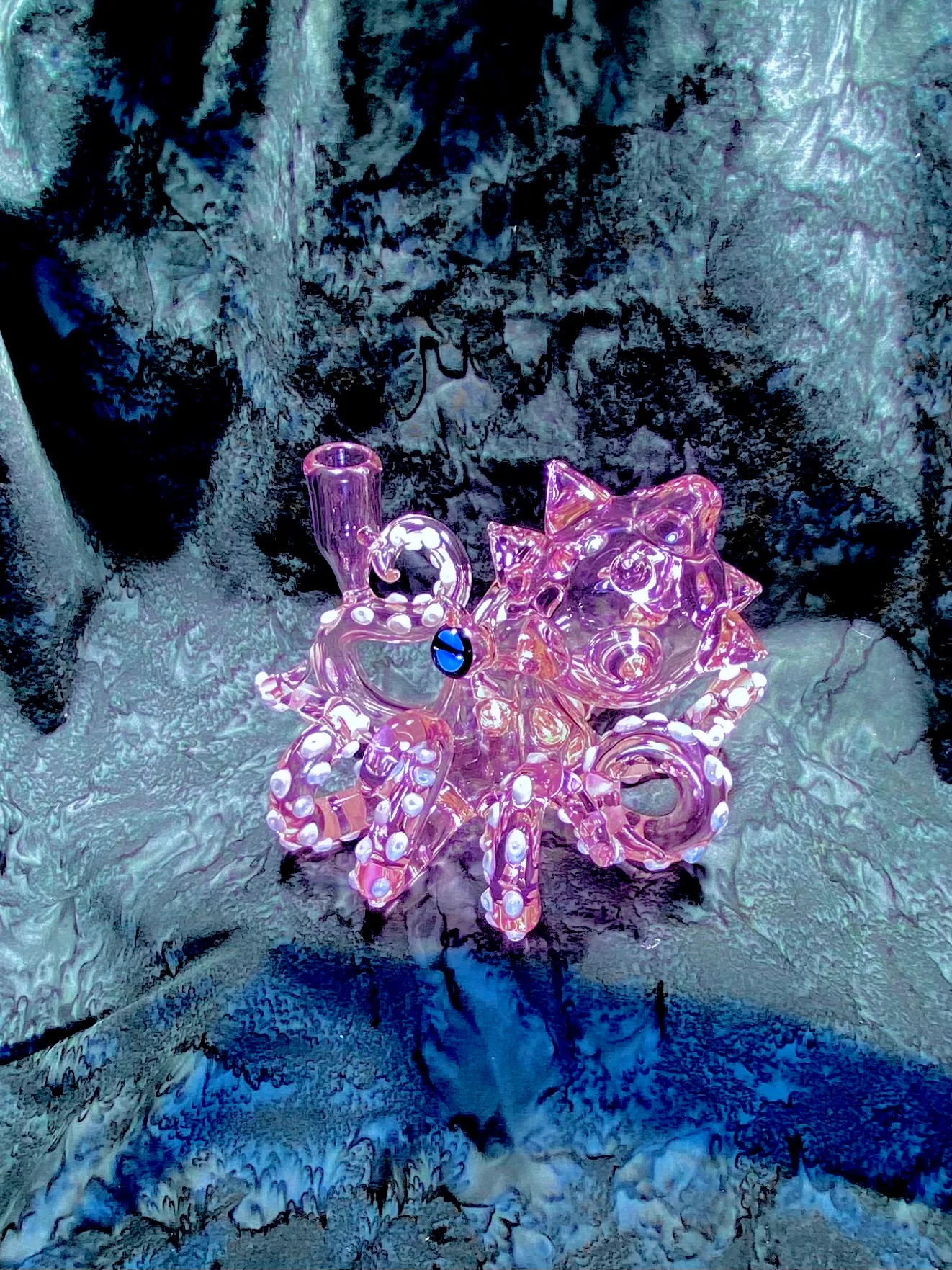 The Glass Cure - 4.25" Octopus Bubbler (400g) - Image 7
