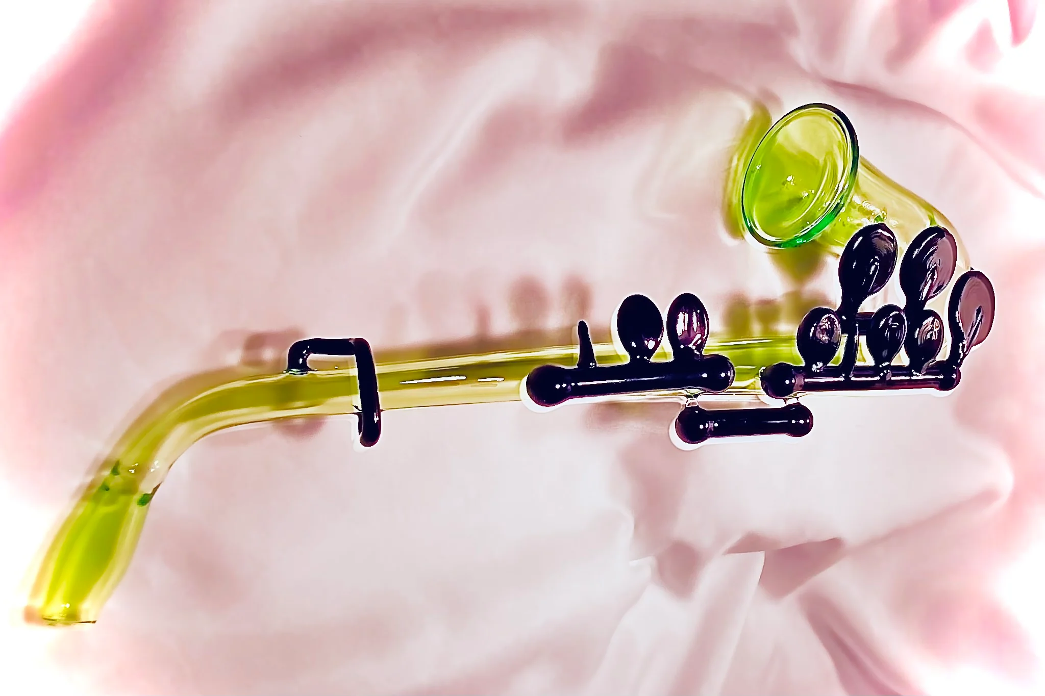 The Glass Cure - 9.50" Hillary - Where the Brass has Always Been Bigger Carb Hole: Left Side (145g) - Image 9